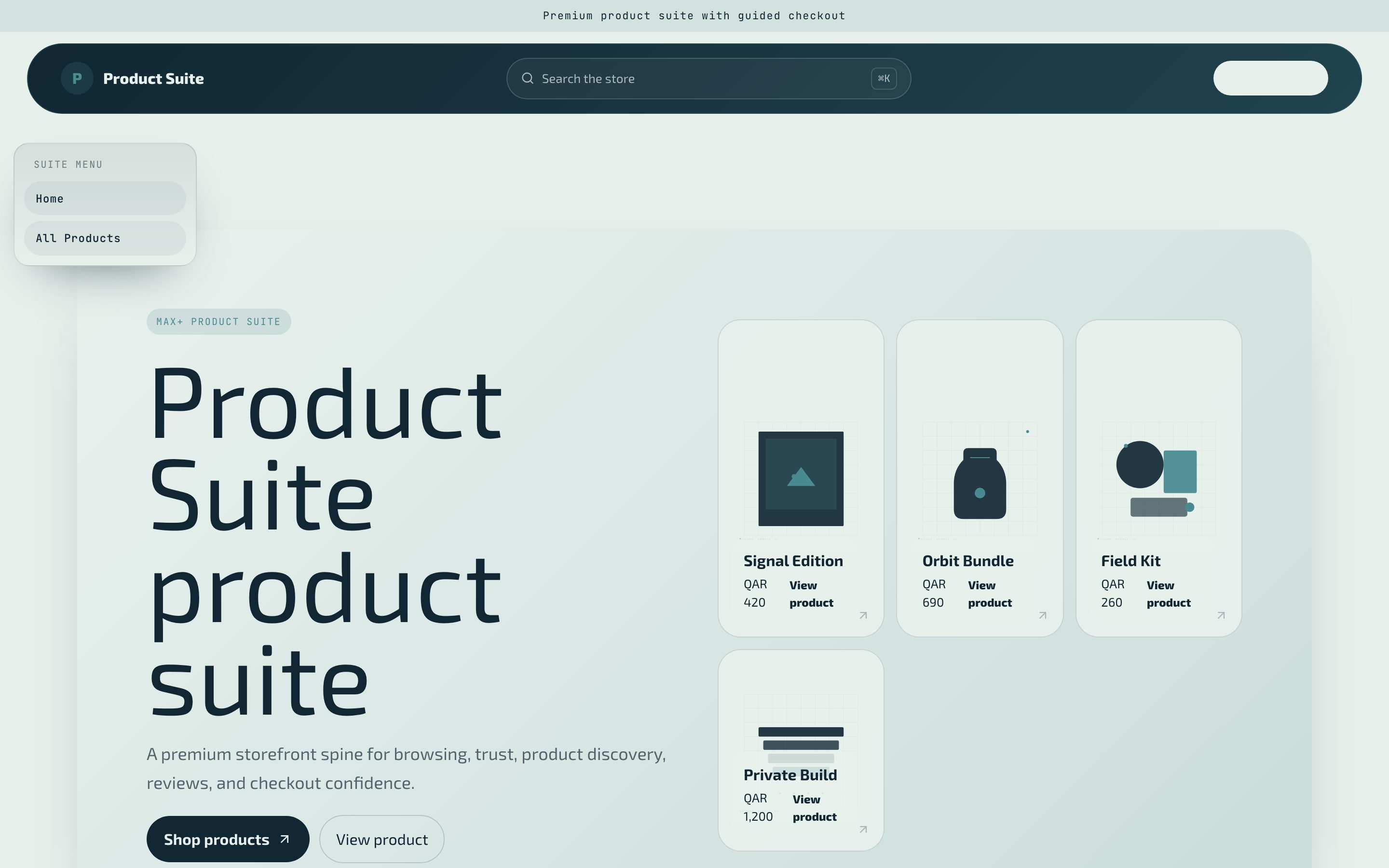 Product Suite
